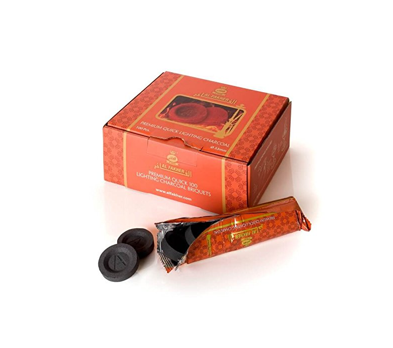 AL FAKHER 33MM CARBON SHISHA (10 ROLLOS)