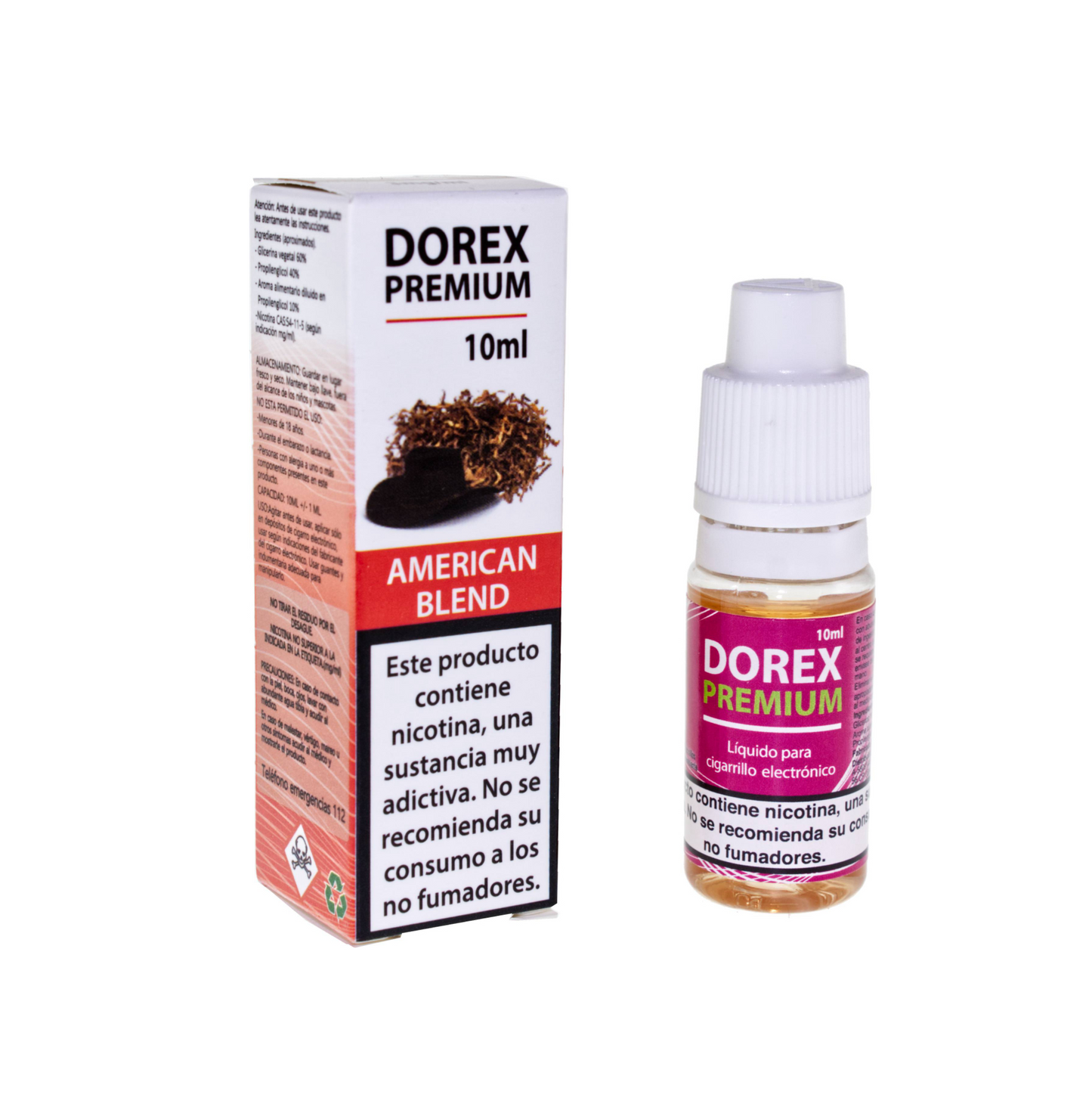 DOREX LIQUIDO 10ML AMERICAN BLEND 12MG (1)