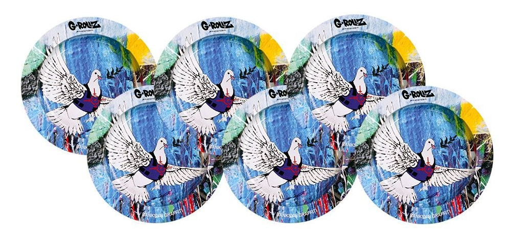 CENICERO G-ROLLZ BANKSY PALOMA 13.5CM