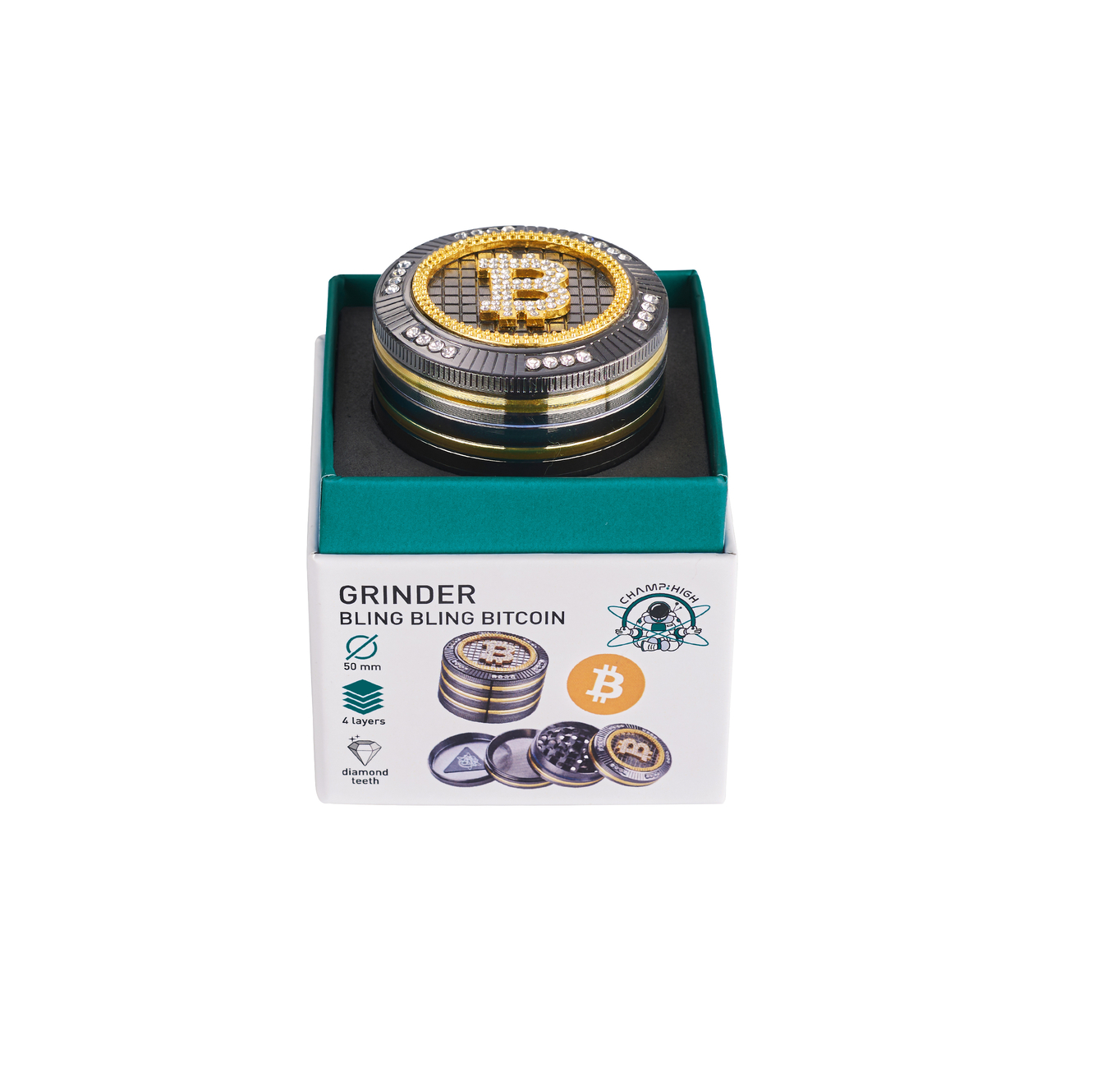 CHAMP GRINDER BITCOIN BLING BLING (1)