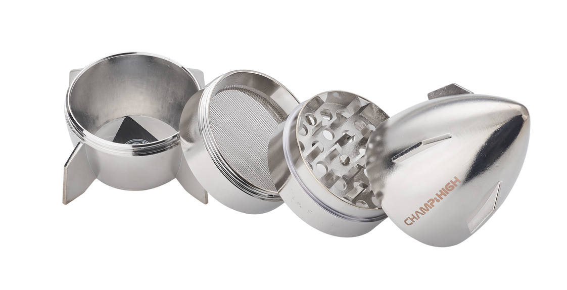 CHAMP GRINDER MINI SPACESHIP SILVER (1)