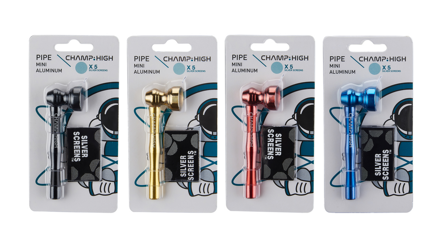 CHAMP MINI ALUMINIUM PIPE 8.5 CM (24)