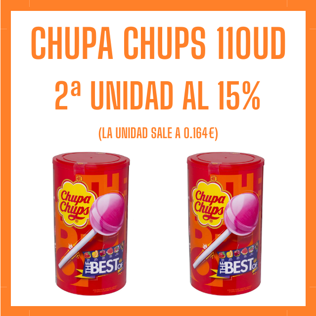 PROMOCION CHUPA CHUPS 110UD