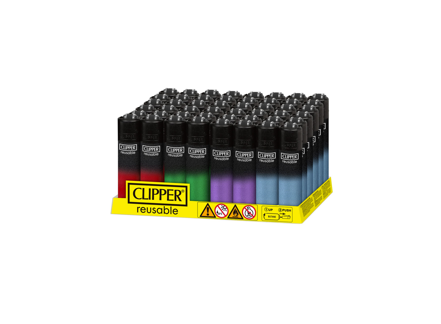 CLIPPER LARGE BLACK CRYSTAL GRADIENT (48)
