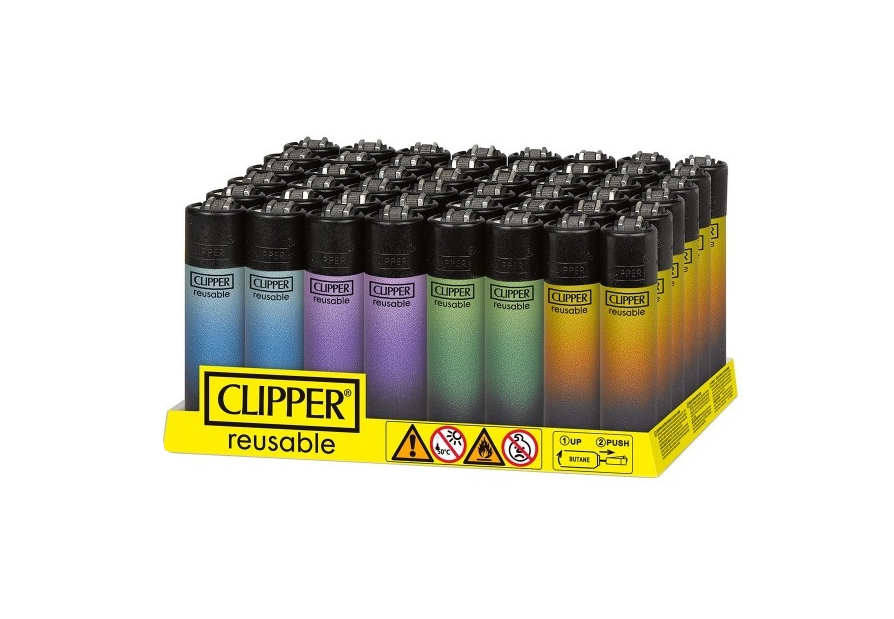 CLIPPER LARGE BLACK TRIPLE GRADIENT (48)