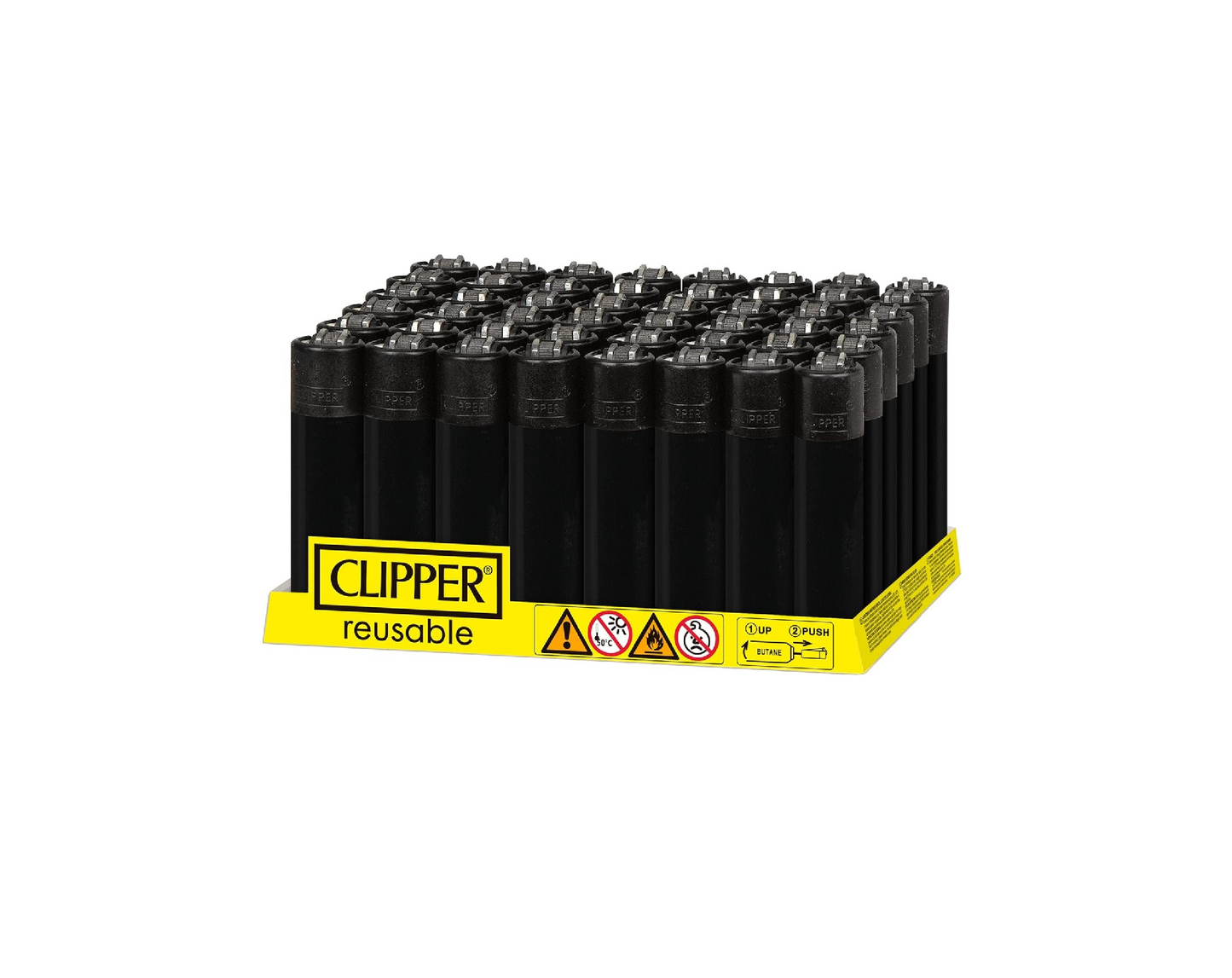 CLIPPER LARGE CRYSTAL BLACK (48)