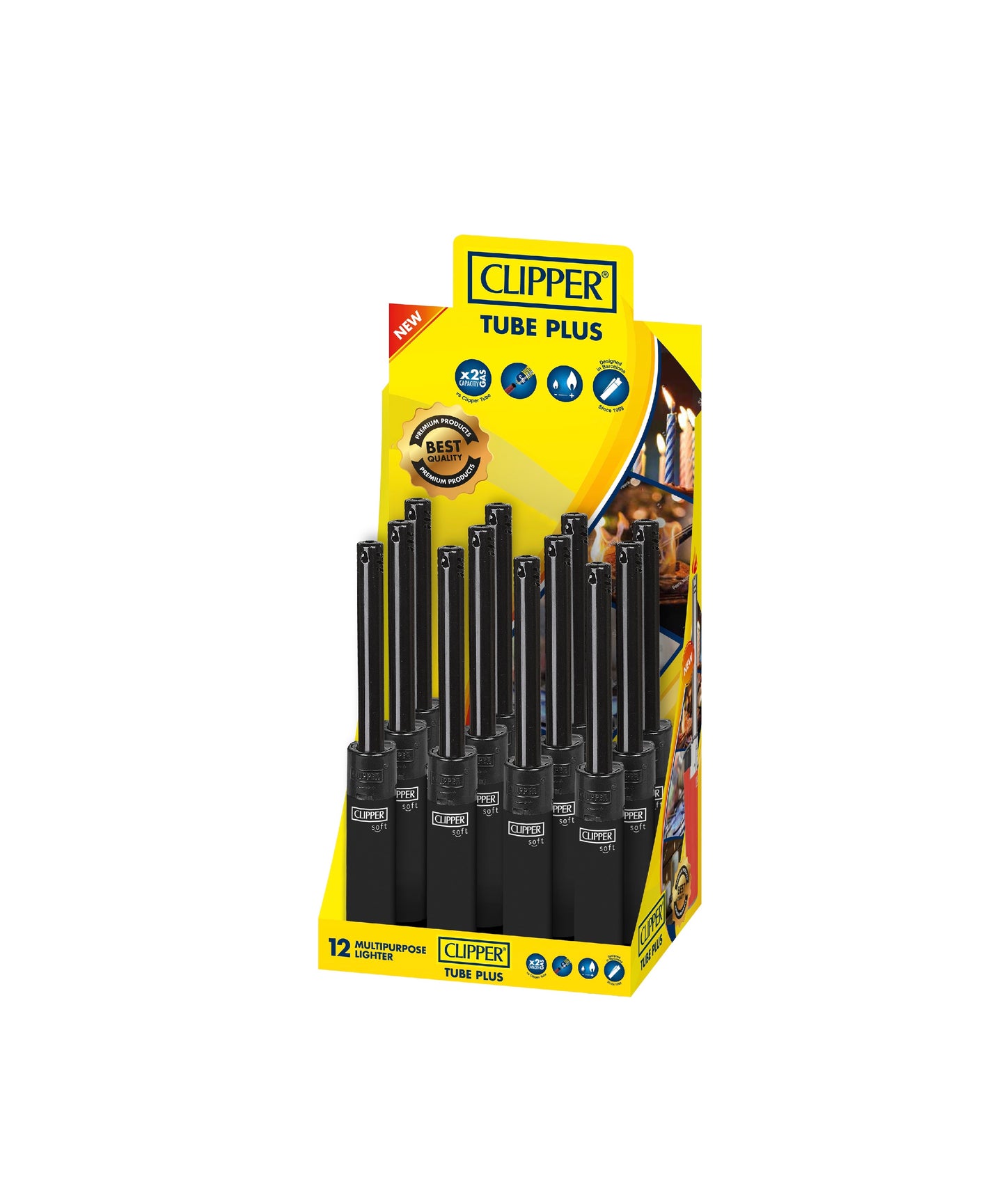CLIPPER TUBE PLUS SOFT BLACK (12)