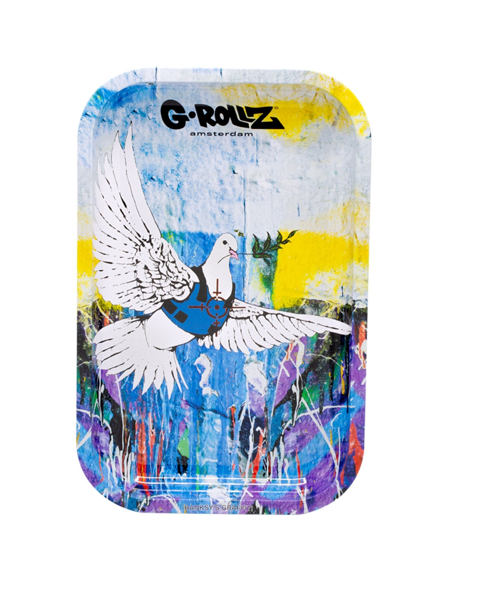 G-ROLLZ TRAY BANKSY PALOMA BALAS SMALL (17.5CM x 27.5CM)