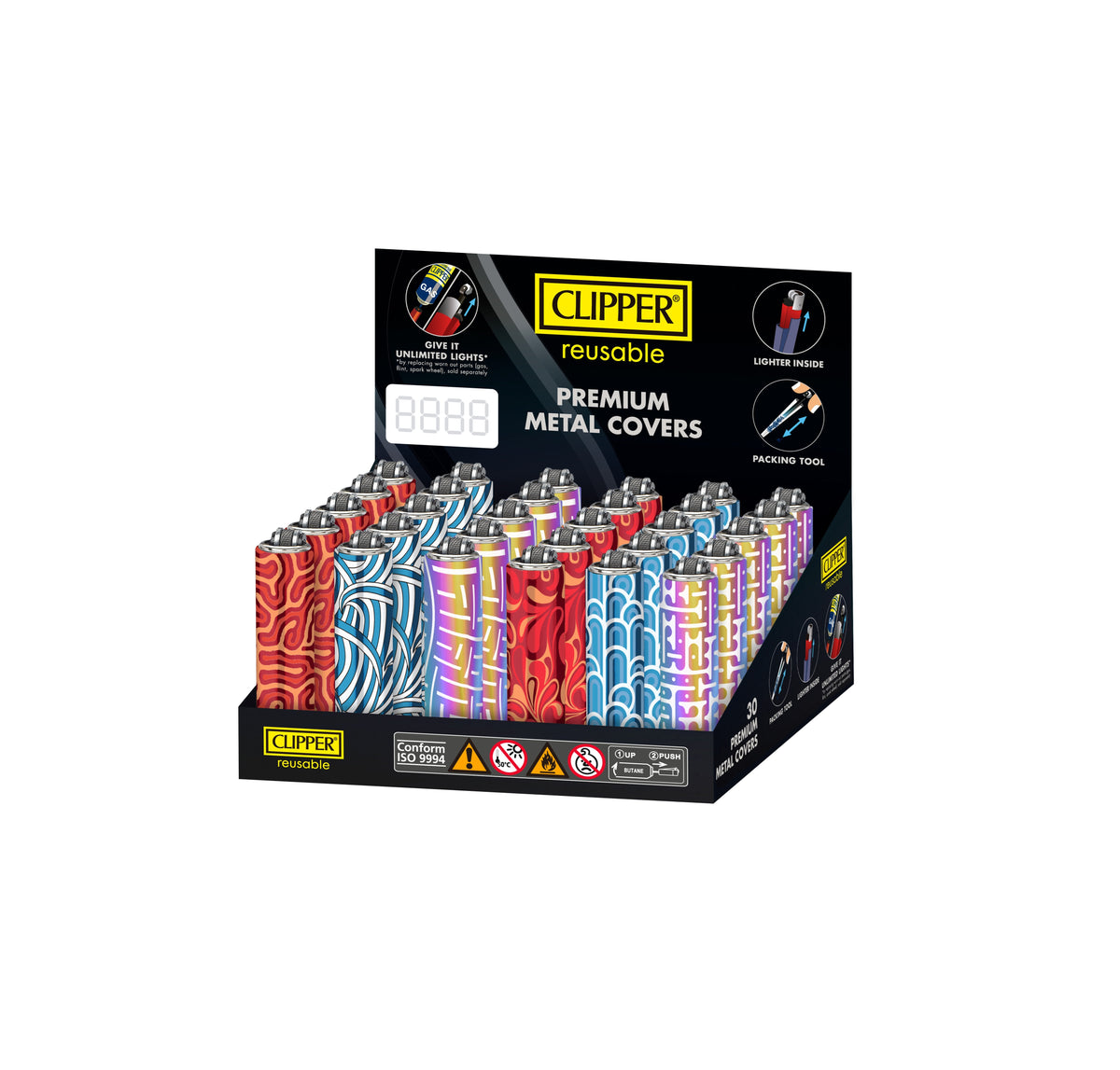 CLIPPER MICRO FUNDA GLOW PATTERN (30)