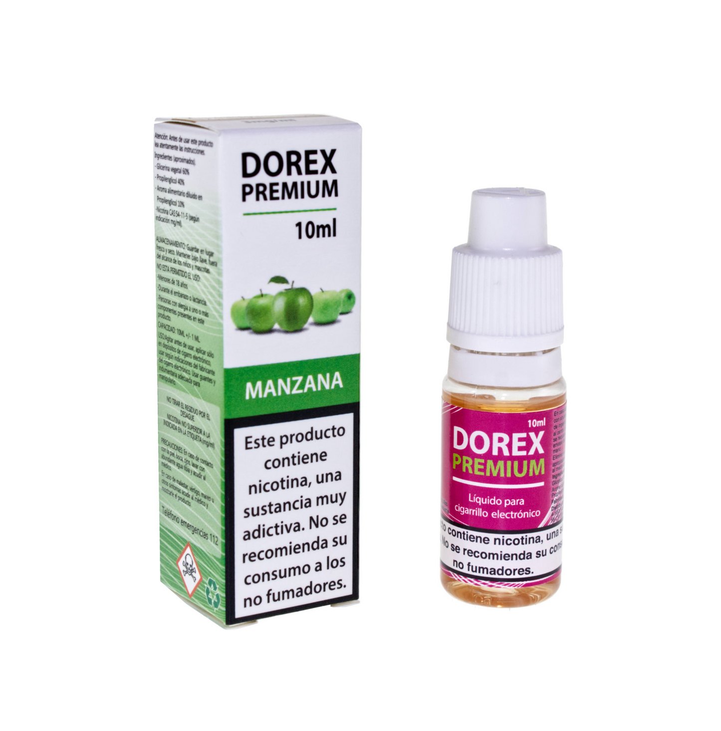 DOREX LIQUIDO 10ML MANZANA 0MG (1)