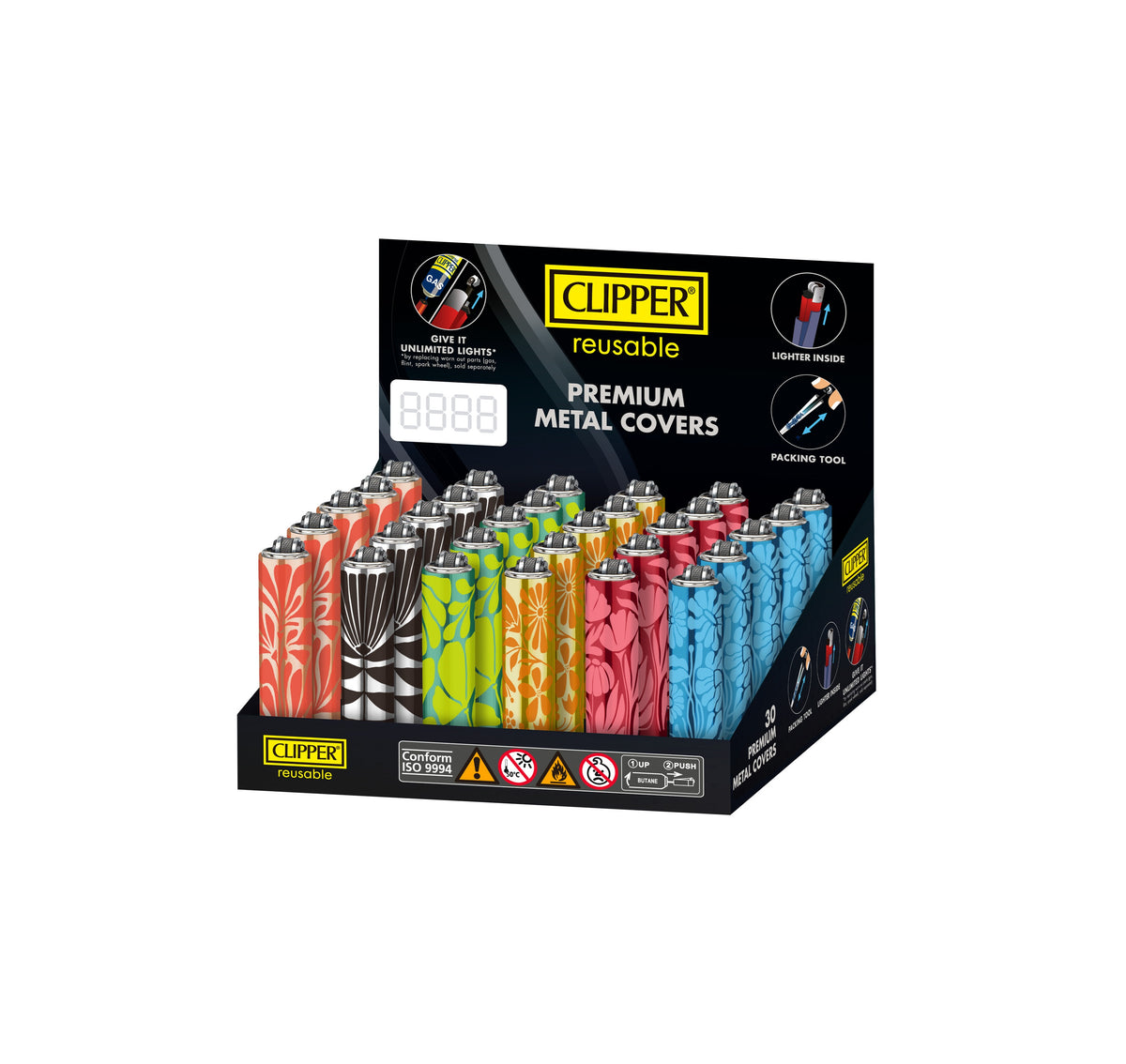 CLIPPER MICRO FUNDA METALLIC NATURE (30)