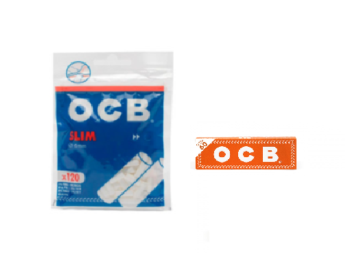 OCB 6MM + PAPEL NARANJA (20X120)