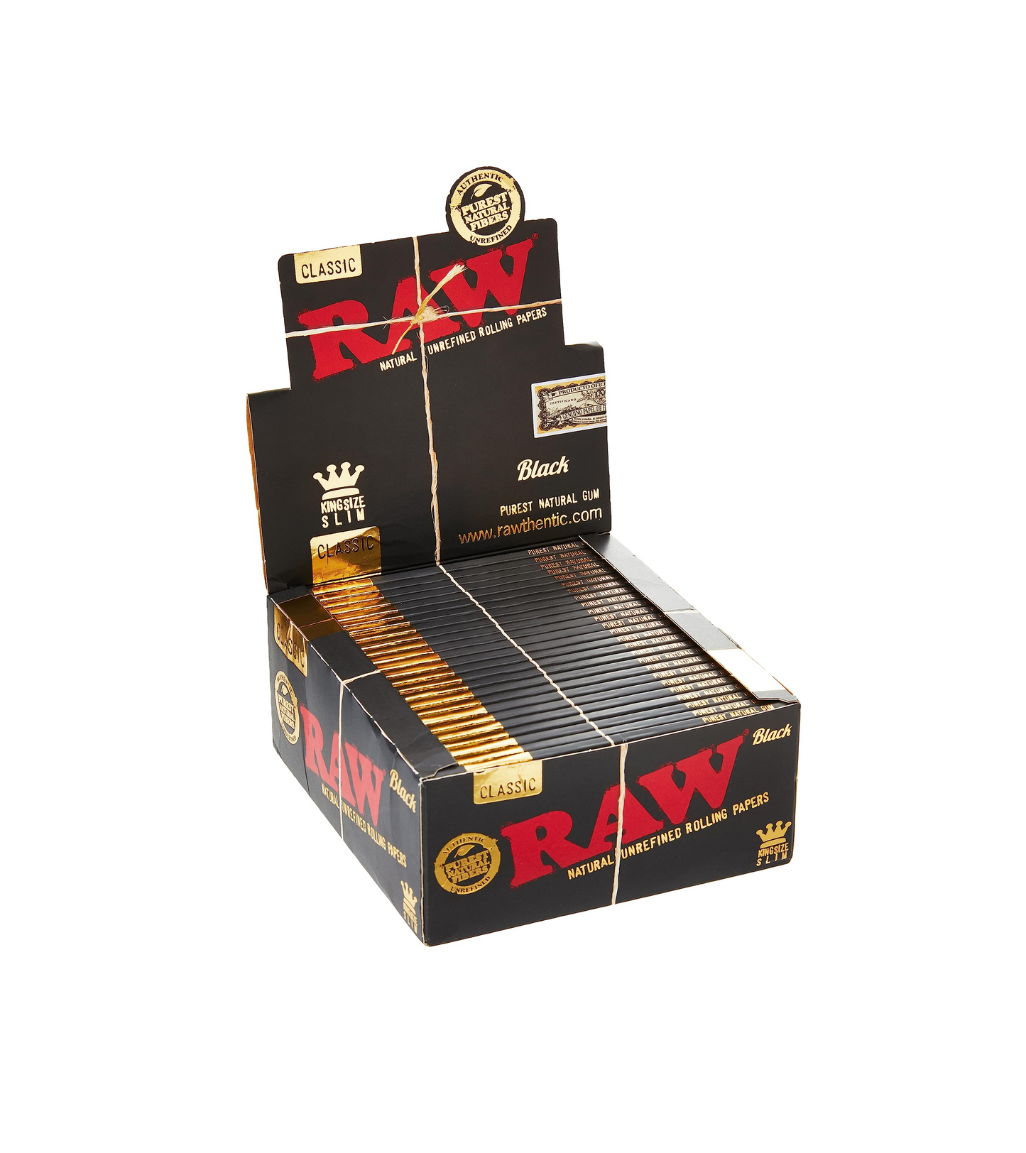 RAW BLACK SLIM (50)