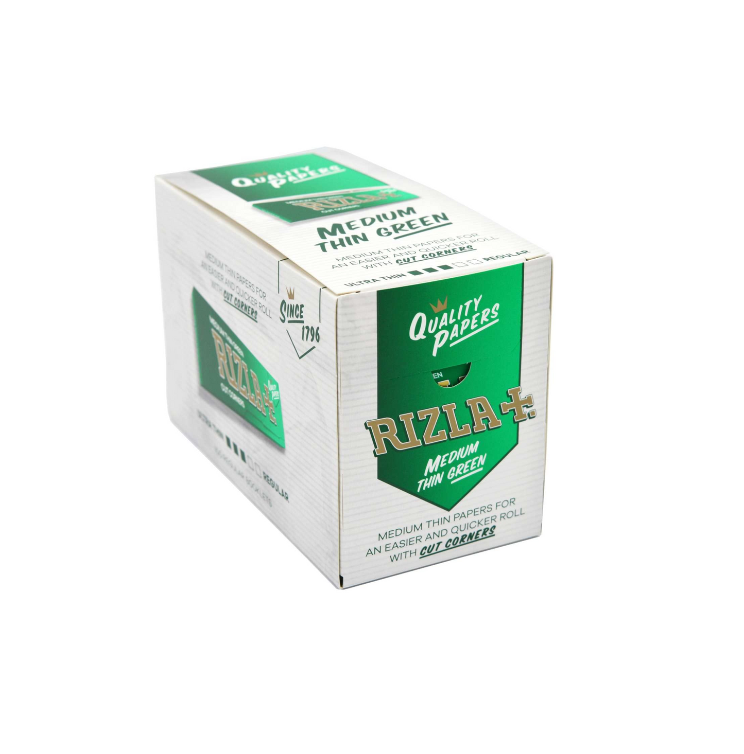 RIZLA GREEN 70MM (100)