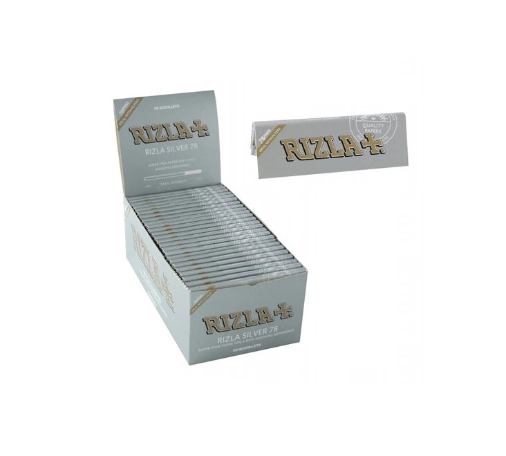 RIZLA SILVER 78MM (50)