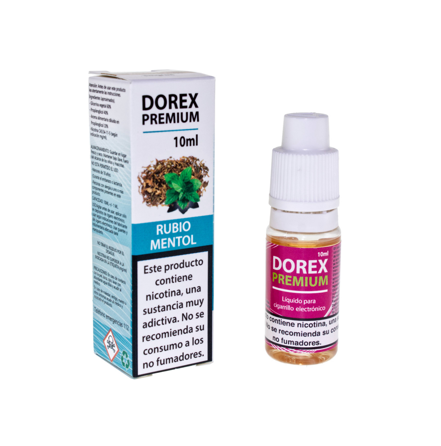 DOREX LIQUIDO 10ML RUBIO MENTHOL 12MG (1)