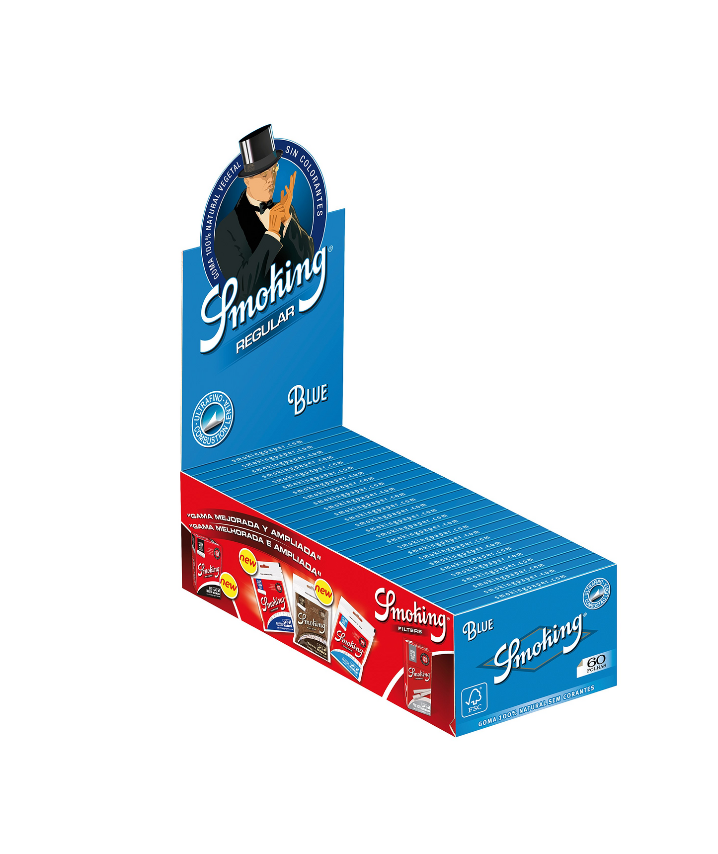 SMOKING BLUE 70MM (50)
