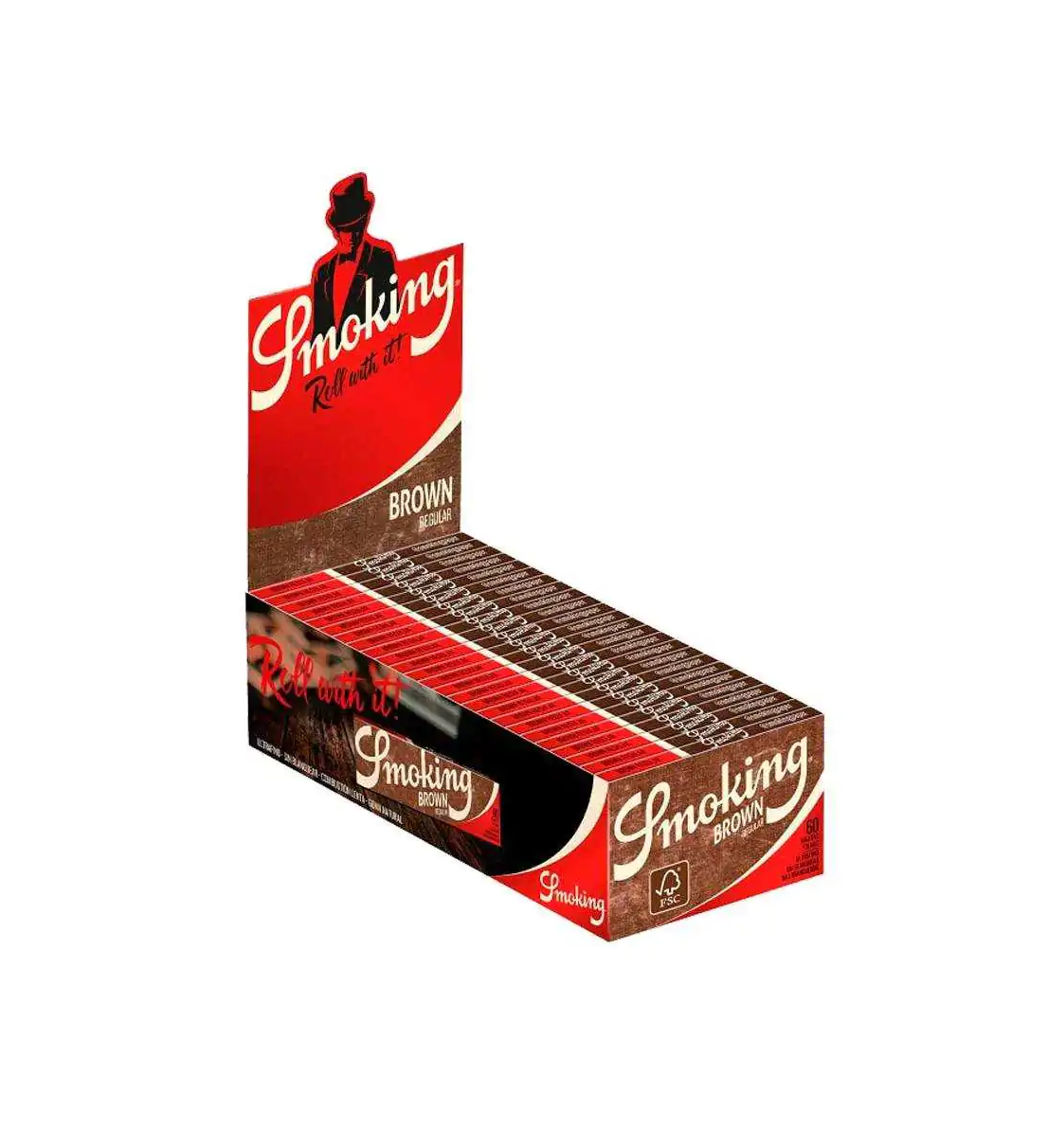 SMOKING BROWN 70MM (50)