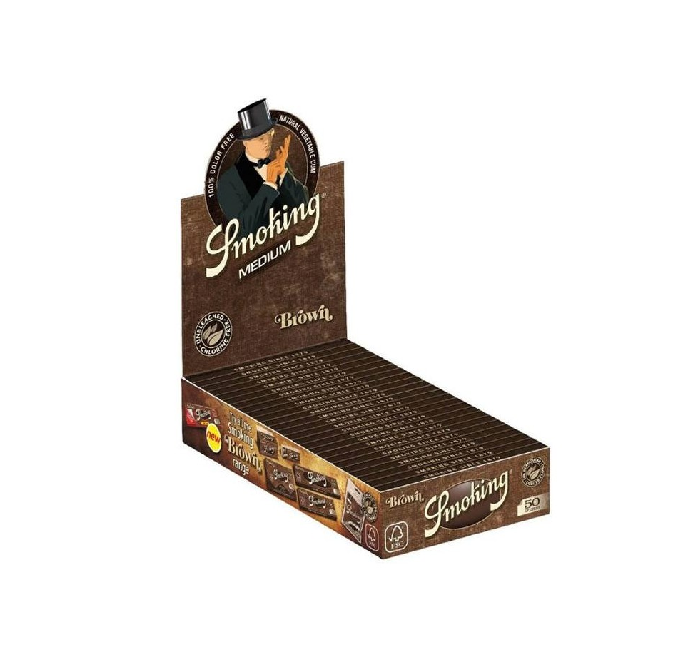 SMOKING BROWN 78MM (100)