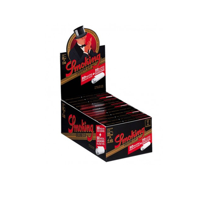 SMOKING DELUXE 78MM + TIPS (24)