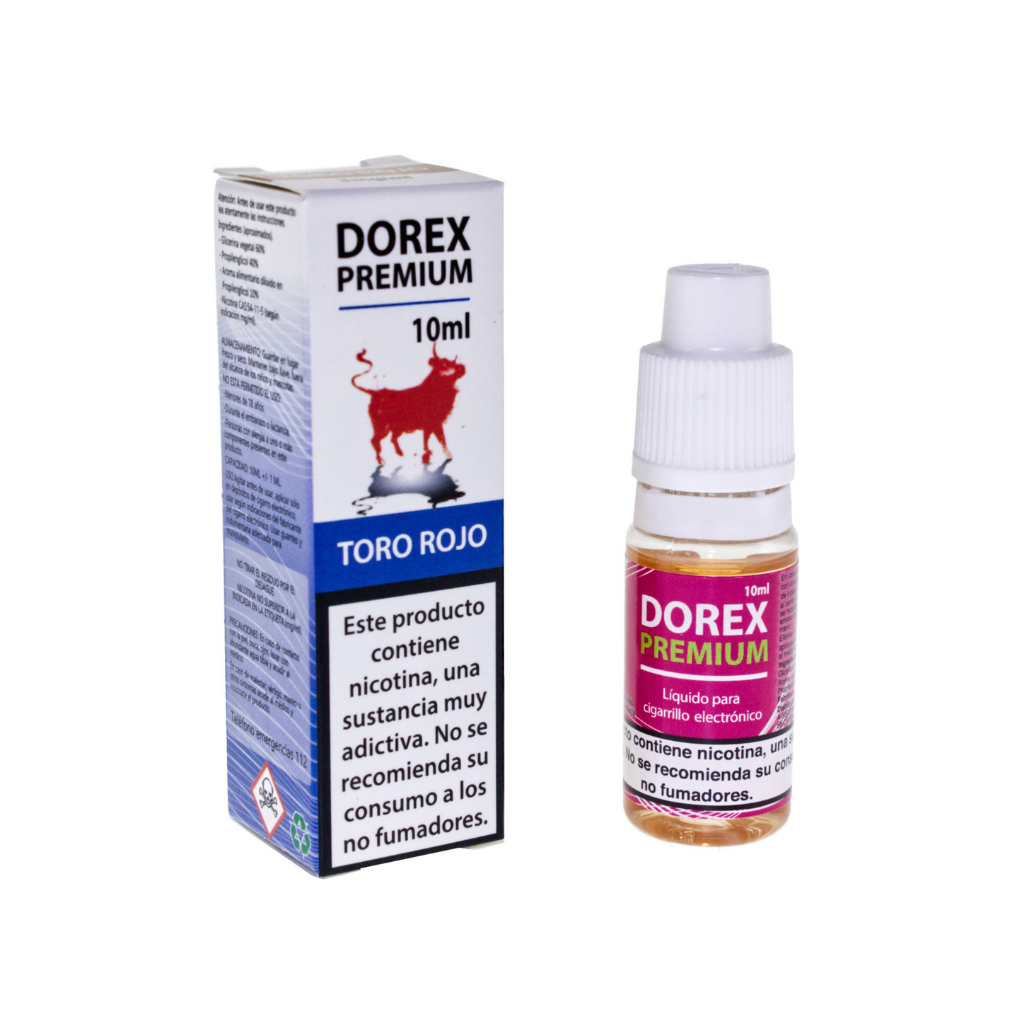 DOREX LIQUIDO 10ML TORO ROJO 0MG (1) (Copia)