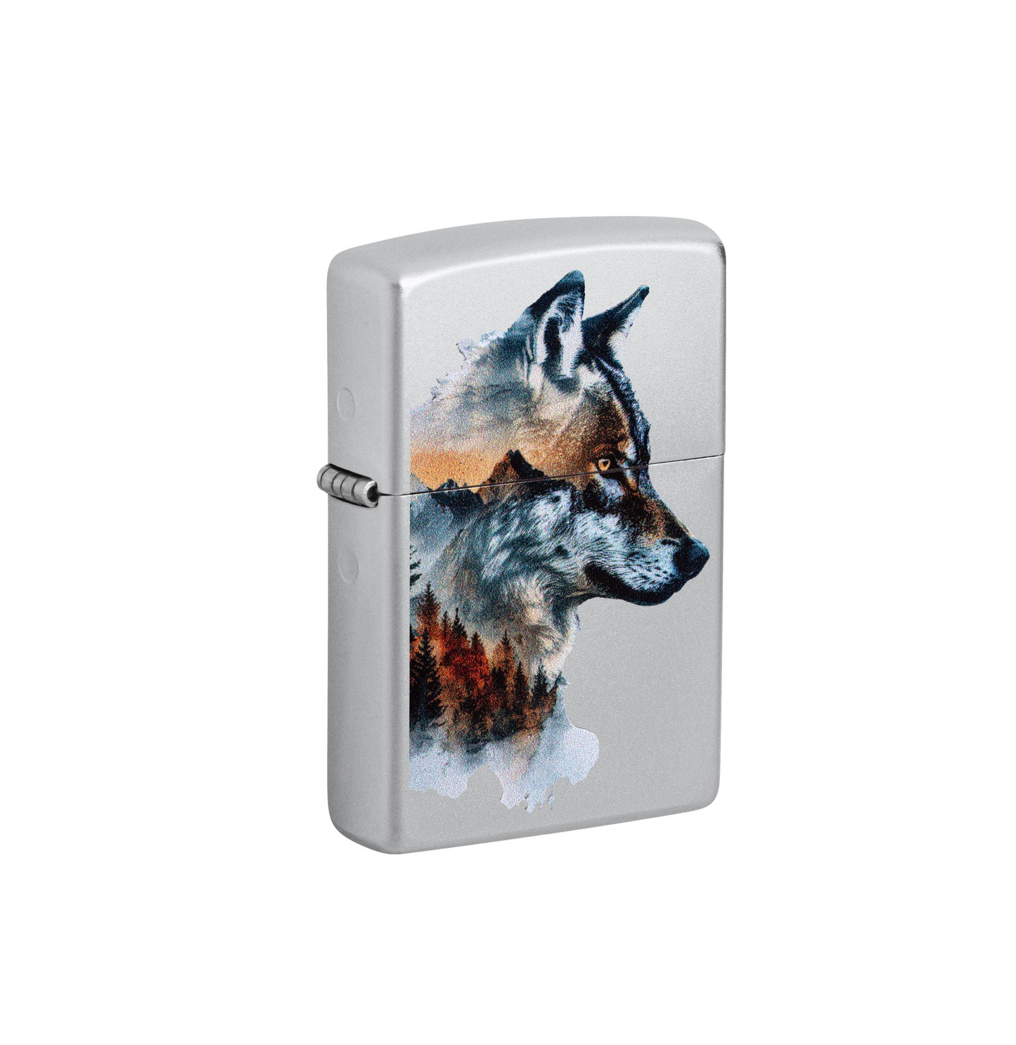 ZIPPO ENCENDEDOR WATERCOLOR WOLF (1)