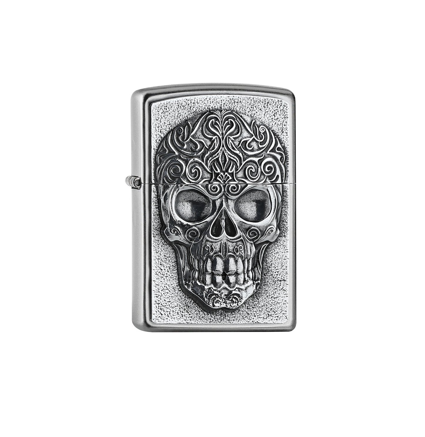 ZIPPO ENCENDEDOR THE SKULL EMBLEM (1)