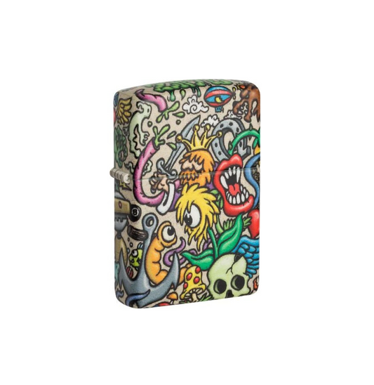 ZIPPO ENCENDEDOR TATTOO THEME COLOR (1)