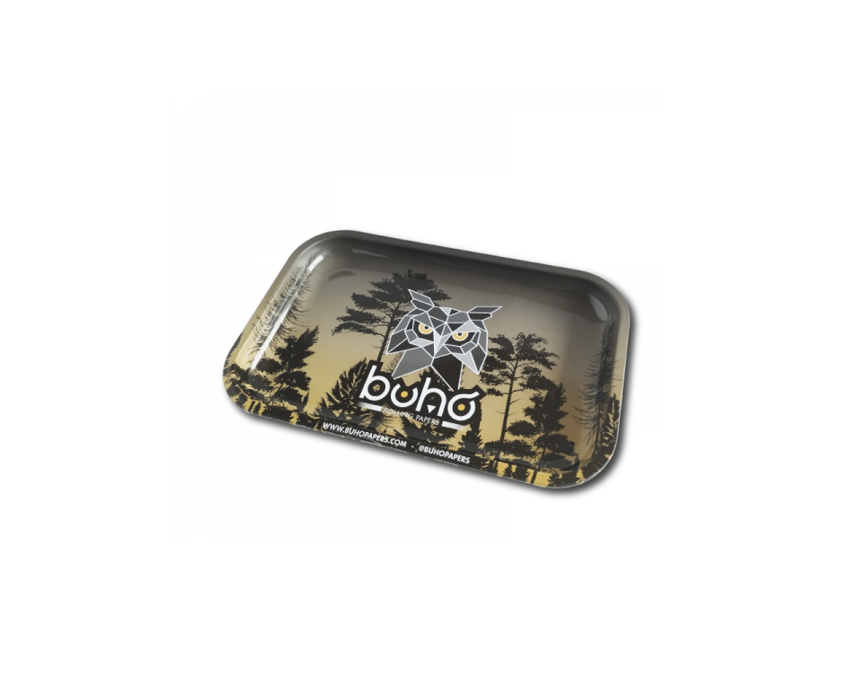 BUHO TRAY METAL BOSQUE ALBA (19CM x 29CM)