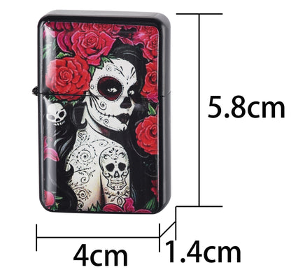 CHAMP ENCENDEDOR GASOLINA GIRL&SKULL (12)