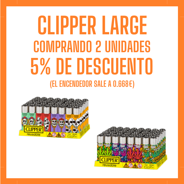 PROMOCION CLIPPER LARGE 2UD