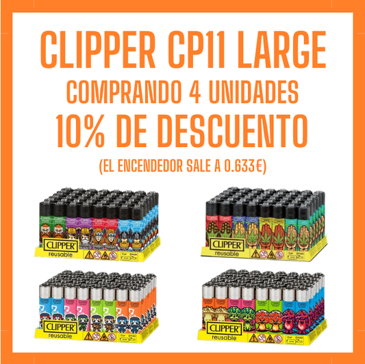 PROMOCION CLIPPER LARGE 4UD