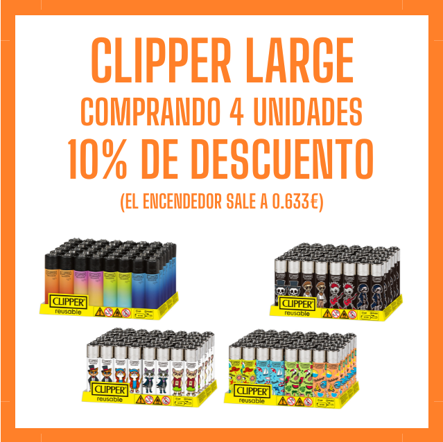 PROMOCION CLIPPER LARGE 4UD