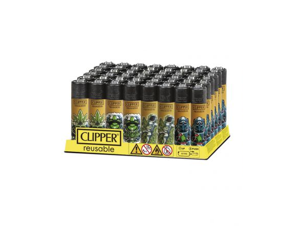 CLIPPER LARGE 420 COSMIC WEED (48)