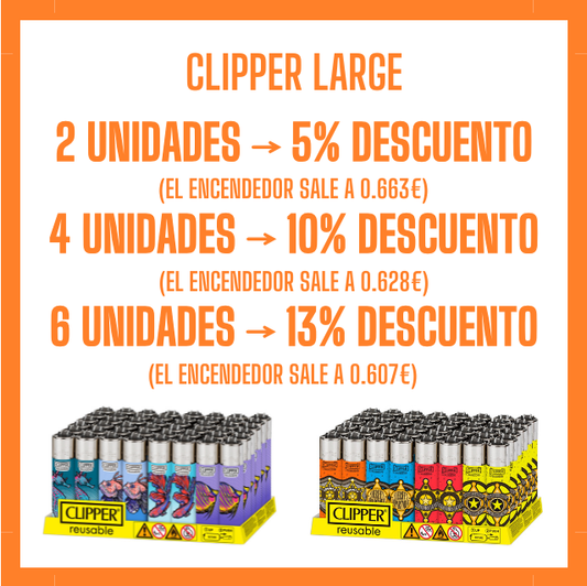 PROMOCION CLIPPER LARGE