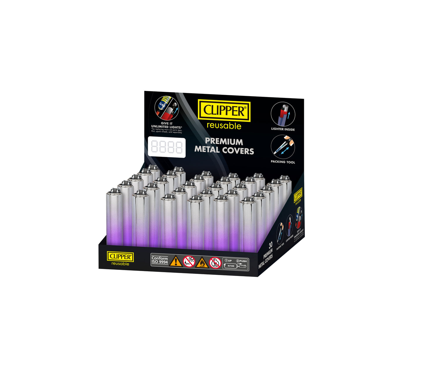 CLIPPER MICRO FUNDA PURPLE GRADIENT (30)