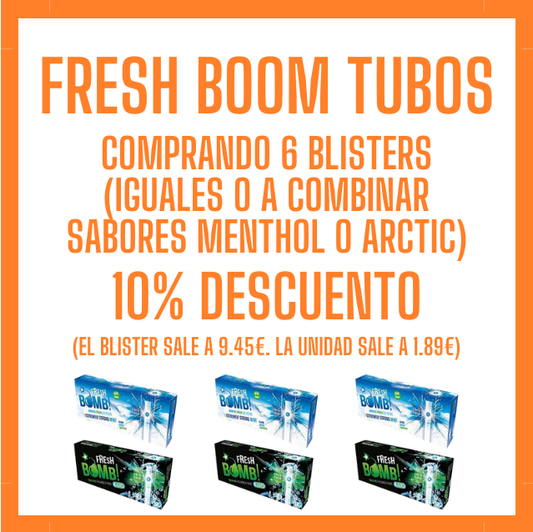 OFERTA FLASH 6 FRESH BOOM TUBO