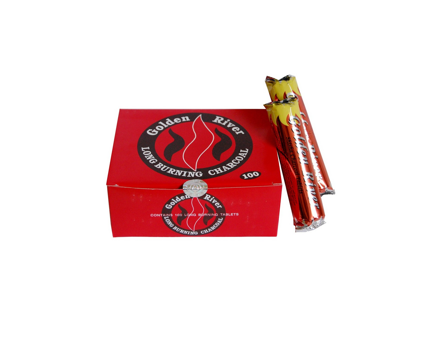 GOLDEN RIVER 33MM CARBON SHISHA (10 ROLLOS)