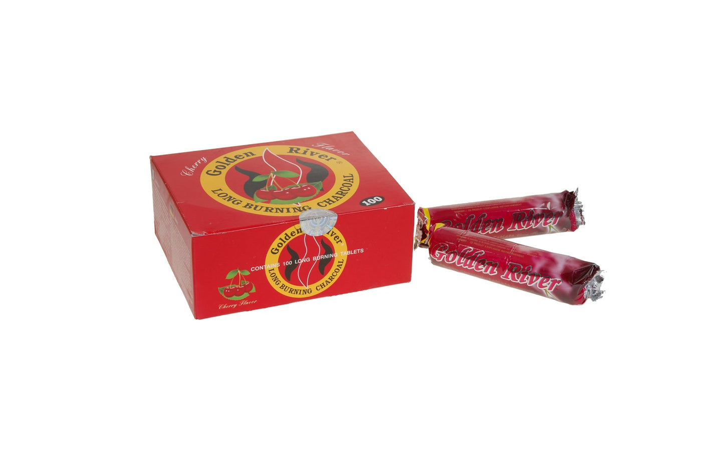 GOLDEN RIVER 33MM CEREZA CARBON SHISHA (10 ROLLOS)