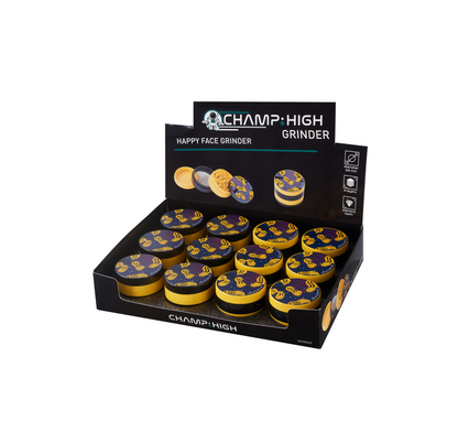 CHAMP GRINDER HAPPY FACE 62MM (12)