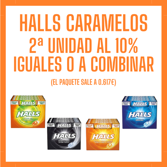 PROMOCION HALLS CARAMELOS