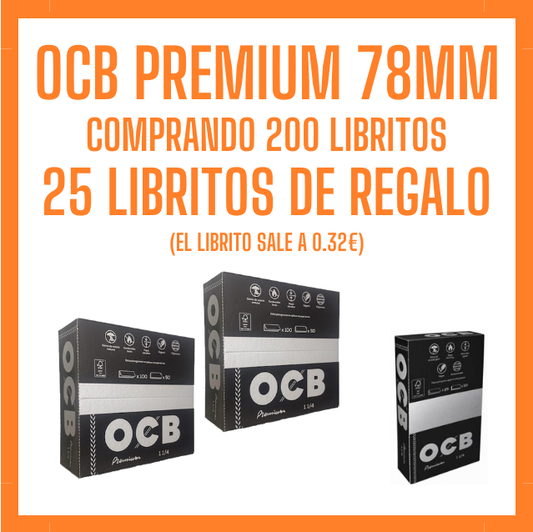 PROMOCION OCB 200 LIBRITOS