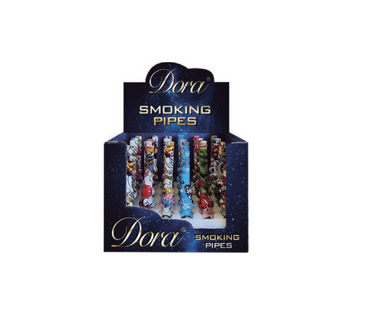 DORA PIPE CRISTAL PINTADO 11.5CM (24)