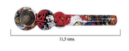 DORA PIPE CRISTAL PINTADO 11.5CM (24)