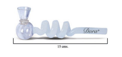 DORA PIPE CRISTAL SPIRAL 15CM (12)