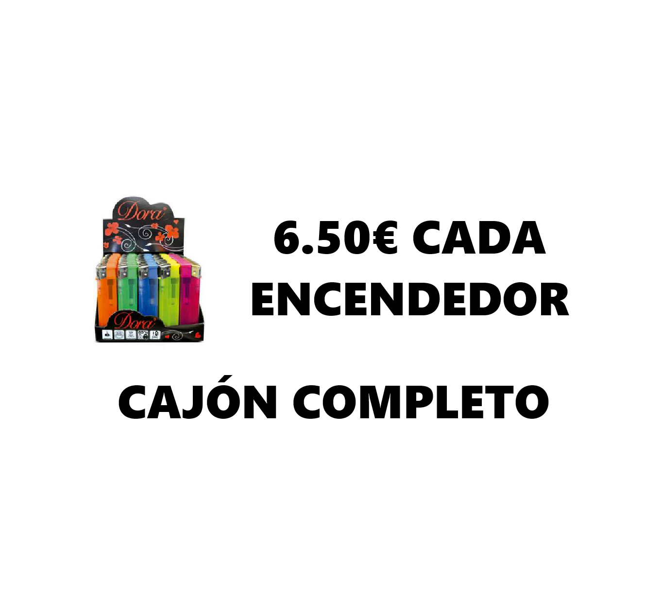 ENCENDEDOR ELECTRONICO SEMI TRANSLUCIDO PRECIO ESPECIAL CAJÓN COMPLETO (20 BANDEJAS)
