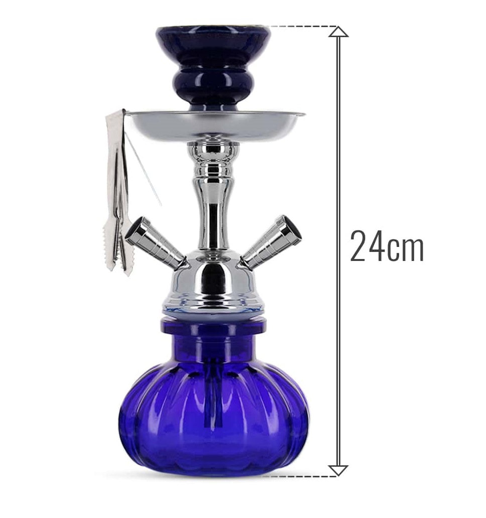 SHISHA PUMPKIN BLUE 24CM