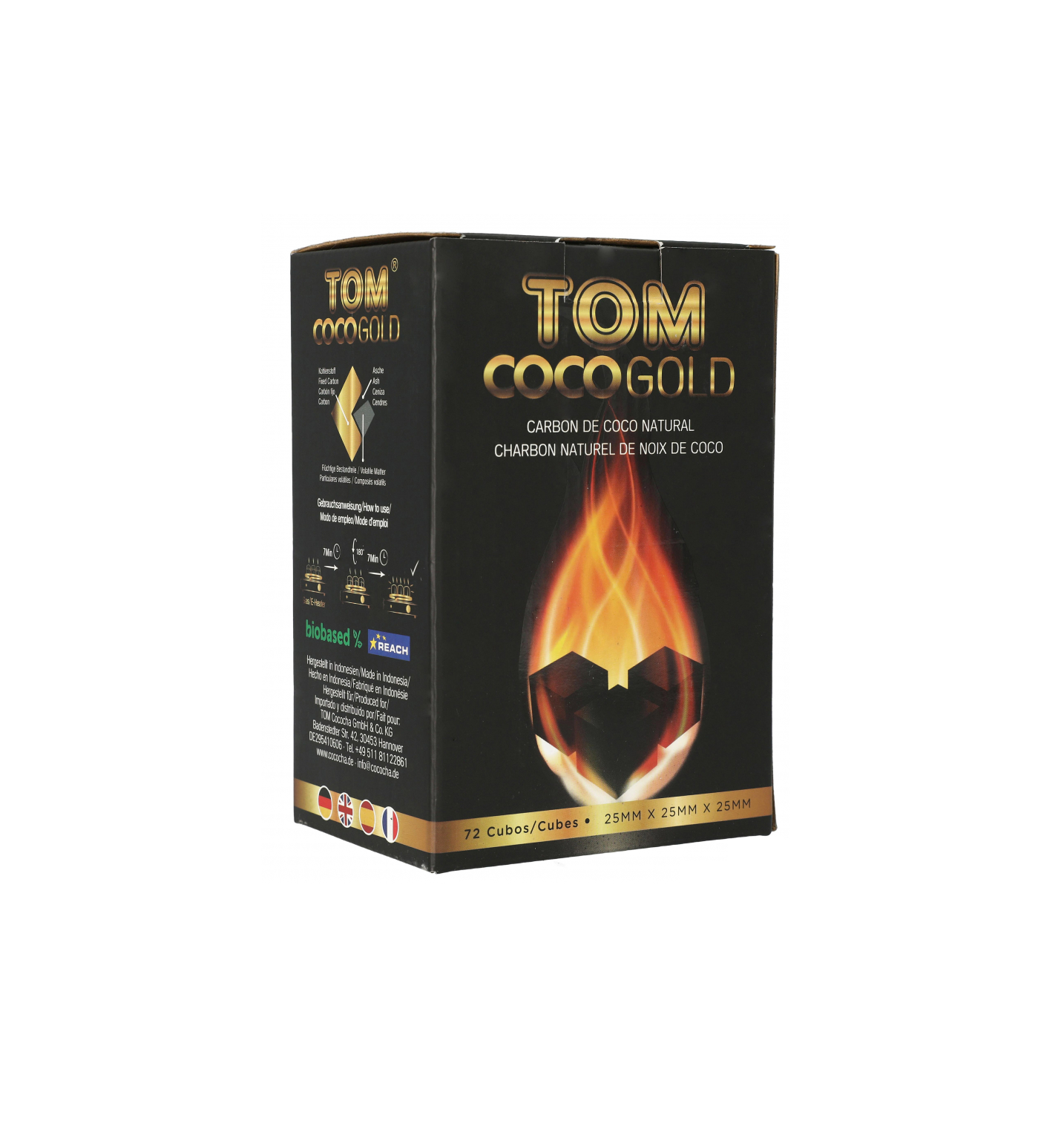 TOM COCO GOLD CARBON 1KG SHISHA