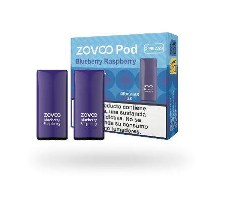 ZOVOO POD BLUEBERRY RASPBERRY ZERO